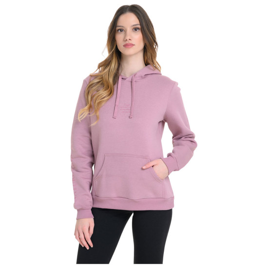 Target Γυναικείο φούτερ Sleeve Print Fleece Hoodie ''Vibes''